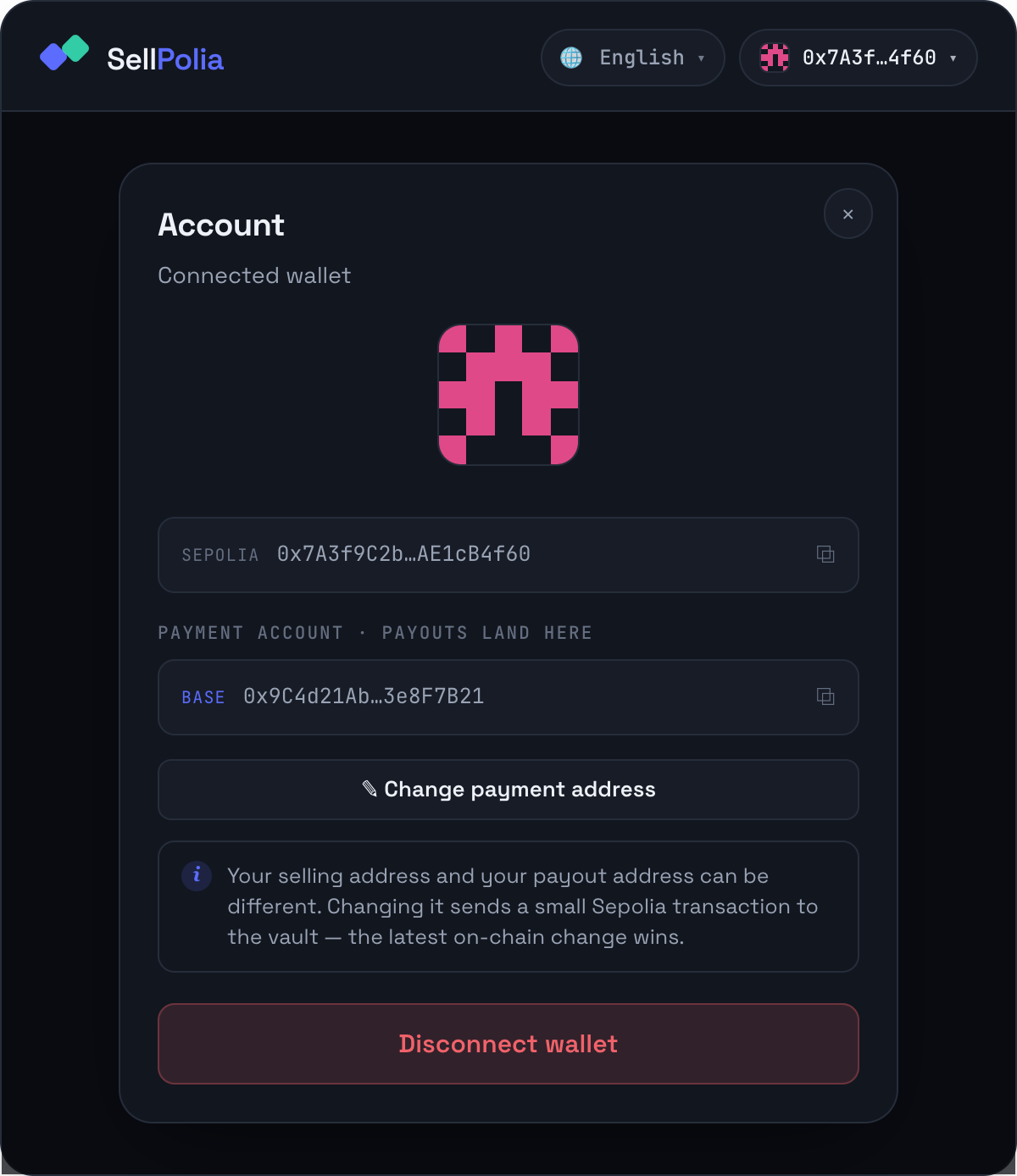 Account sheet